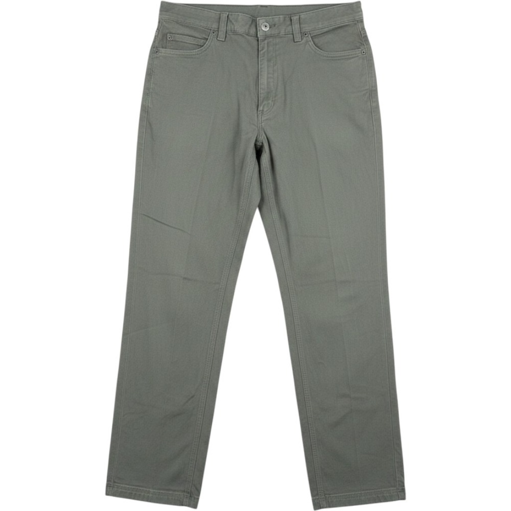 Duluth Trading Co Flex Fire Hose Relaxed Fit Work Pants Olive Green Gray 36x34